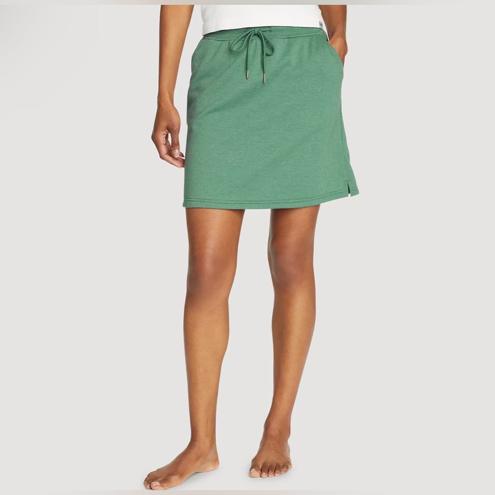 Eddie Bauer Women's Camp Fleece Skirt - Green - Size M